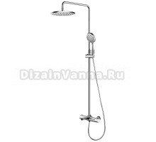 Душевая стойка AZARIO Galaxy AZ-67B47EV1-1DC1J19A-ZH3394A-HB1153C хром