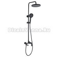 Душевая стойка AZARIO Arizona  Round AZ-20BR черная