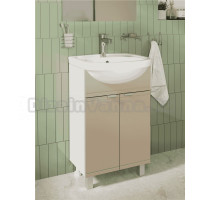 Тумба под раковину без столешницы DIWO Дмитров 60 напольная, 2 дверцы, глясе