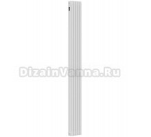 Радиатор стальной трубчатый Kohr Heim SRC01-3180/05 вертикальный, 3 трубы, 5 секций, дизайнерский, боковое проходное подключение, белый