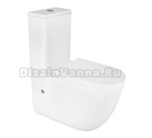 Унитаз-компакт напольный AZARIO Riano AZ-1307A с микролифтом, безободковый