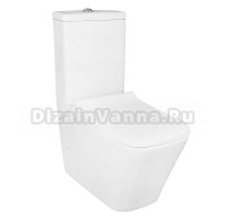 Унитаз-компакт напольный AZARIO Quadro AZ-2175-1 с микролифтом, безободковый