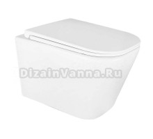 Унитаз подвесной AZARIO Esconda AZ-2805E безободковый, с микролифтом