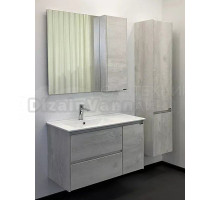 Мебель для ванной комнаты Comforty Бремен 90 подвесная, белый дуб, с раковиной Comforty 9090EL