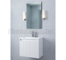 Мебель для ванной комнаты Corozo Блисс 60 подвесная, белая