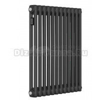 Радиатор стальной трубчатый Kohr Heim SRC01-2057/12DB 2 трубы, 12 секций, боковое проходное подключение, черный