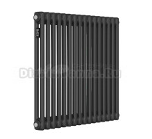 Радиатор стальной трубчатый Kohr Heim SRC01-2057/16DB 2 трубы, 16 секций, боковое проходное подключение, черный