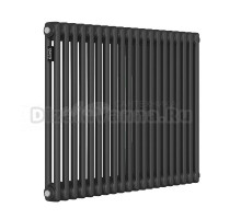 Радиатор стальной трубчатый Kohr Heim SRC01-2057/20DB 2 трубы, 20 секций, боковое проходное подключение, черный