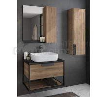 Мебель для ванной комнаты Comforty Кёльн 75 подвесная, темный дуб, с раковиной Comforty T-Y9378