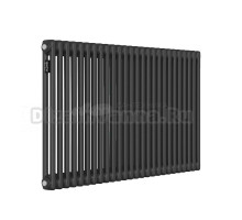 Радиатор стальной трубчатый Kohr Heim SRC01-2057/26DB 2 трубы, 26 секций, боковое проходное подключение, черный