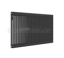 Радиатор стальной трубчатый Kohr Heim SRC01-2057/30DB 2 трубы, 30 секций, боковое проходное подключение, черный