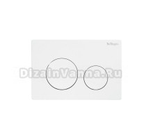 Кнопка смыва для унитаза BelBagno BB-03C-BL пластик, цвет белый глянец