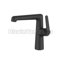 ESKO. Смеситель для раковины черный матовый, гарантия 10 лет, латунь, кран для ванной комнаты