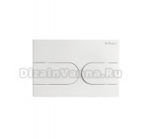 Кнопка смыва для унитаза BelBagno BB-11-BL пластик, цвет белый глянец