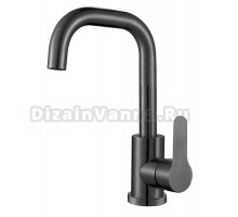 ESKO. Смеситель для раковины в ванную, поворотный, нержавеющая сталь, гарантия 10 лет