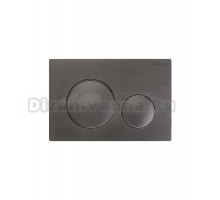 Кнопка смыва для унитаза BelBagno BB-17C-GM пластик, цвет оружейная сталь