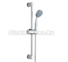 VODA. Душевой гарнитур, комплект для ванны, душевая лейка 80 мм., штанга 700 мм., шланг в металлической оплетке 150 см., гарантия 5 лет
