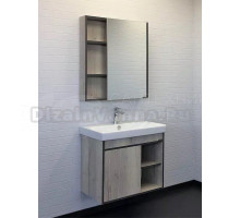 Мебель для ванной комнаты Comforty Вена 70 подвесная, дымчатый дуб