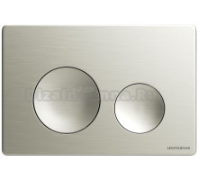 Кнопка смыва для унитаза Ceramicanova CN12-001BN пластик, цвет брашированный никель