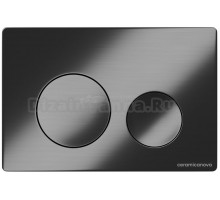 Кнопка смыва для унитаза Ceramicanova CN12-001GG пластик, цвет вороненая сталь