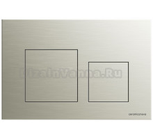 Кнопка смыва для унитаза Ceramicanova CN12-002BN пластик, цвет брашированный никель