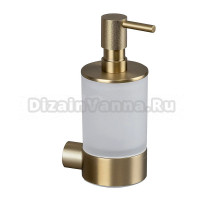 Дозатор для жидкого мыла Splendy Passion PA4041VSGM настенный, золото, белый