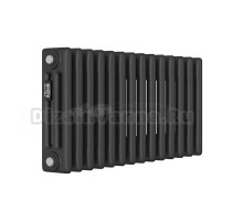 Радиатор стальной трубчатый Kohr Heim SRC01-3030/14DB 3 трубы, 14 секций, боковое проходное подключение, черный