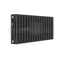 Радиатор стальной трубчатый Kohr Heim SRC01-3030/16DB 3 трубы, 16 секций, боковое проходное подключение, черный