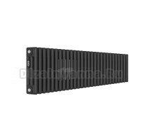 Радиатор стальной трубчатый Kohr Heim SRC01-3030/28DB 3 трубы, 28 секций, боковое проходное подключение, черный