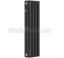 Радиатор стальной трубчатый Kohr Heim SRC01-3057/04DB 3 трубы, 4 секции, боковое проходное подключение, черный