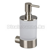 Дозатор для жидкого мыла Splendy Passion PA4041VSNB настенный, никель, белый