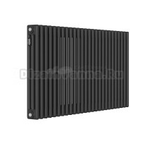 Радиатор стальной трубчатый Kohr Heim SRC01-3057/26DB 3 трубы, 26 секций, боковое проходное подключение, черный