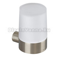 Дозатор для жидкого мыла Splendy Passion PA4042VSNB настенный, никель, белый