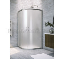 Душевой уголок Vegas Glass ZS Novo 80 07 10 профиль матовый хром, стекло сатин