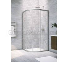 Душевой уголок Vegas Glass ZS Novo 90 07 01 профиль матовый хром, стекло прозрачное