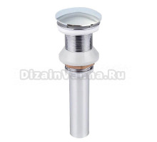 Донный клапан для раковины SINTESI SIN-VF-40CH без перелива, глянцевый хром