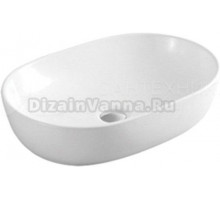 Накладная раковина SINTESI SIN-LVB-APP-404 белая, овальная