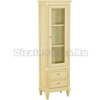 Шкаф-пенал для ванной Migliore Kantri 26716 универсальный, decape sabbia, ручки хром