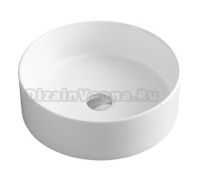Накладная раковина SINTESI SIN-LVB-APP-412 белая, круглая
