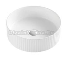 Накладная раковина SINTESI SIN-LVB-APP-410 белая, круглая