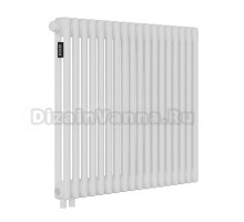 Радиатор стальной трубчатый Kohr Heim SRC01-2057/18H01 2 трубы, 18 секций, нижнее универсальное подключение, белый