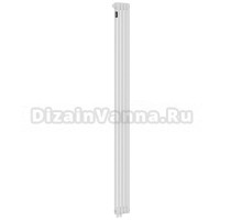 Радиатор стальной трубчатый Kohr Heim SRC01-2180/04H01 вертикальный, 2 трубы, 4 секции, дизайнерский, нижнее универсальное подключение, белый