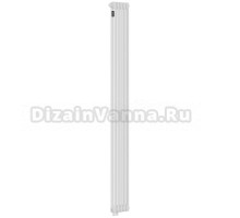 Радиатор стальной трубчатый Kohr Heim SRC01-2180/05H01 вертикальный, 2 трубы, 5 секций, дизайнерский, нижнее универсальное подключение, белый