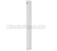 Радиатор стальной трубчатый Kohr Heim SRC01-2180/06H01 вертикальный, 2 трубы, 6 секций, дизайнерский, нижнее универсальное подключение, белый