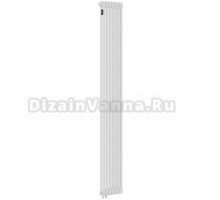 Радиатор стальной трубчатый Kohr Heim SRC01-2180/07H01 вертикальный, 2 трубы, 7 секций, дизайнерский, нижнее универсальное подключение, белый