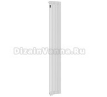 Радиатор стальной трубчатый Kohr Heim SRC01-2180/08H01 вертикальный, 2 трубы, 8 секций, дизайнерский, нижнее универсальное подключение, белый