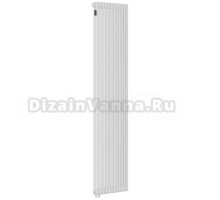 Радиатор стальной трубчатый Kohr Heim SRC01-2180/12H01 вертикальный, 2 трубы, 12 секций, дизайнерский, нижнее универсальное подключение, белый