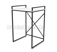 Шкаф над стиральной машиной Ridberg Chico 1215154 для стиральной и сушильной машин, белый, черный