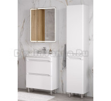 Мебель для ванной комнаты EQUIL Nice 70.2Y напольная, белый софт