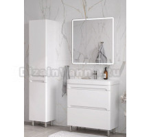 Мебель для ванной комнаты EQUIL Nice 80.2Y напольная, белый софт